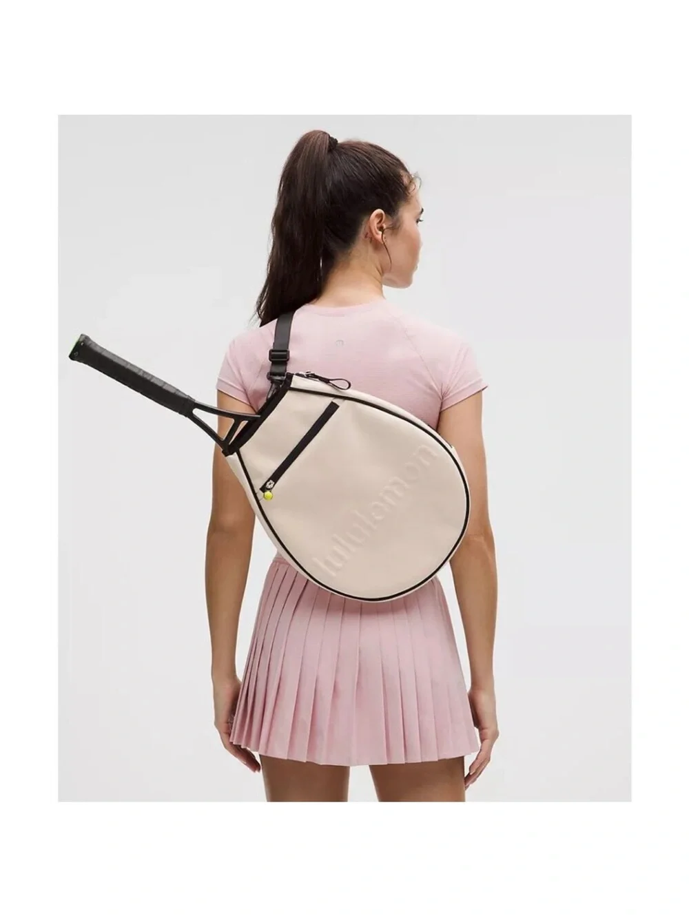 lululemon athletica White Athletic Racket Bag DESIGNED FOR TENNIS